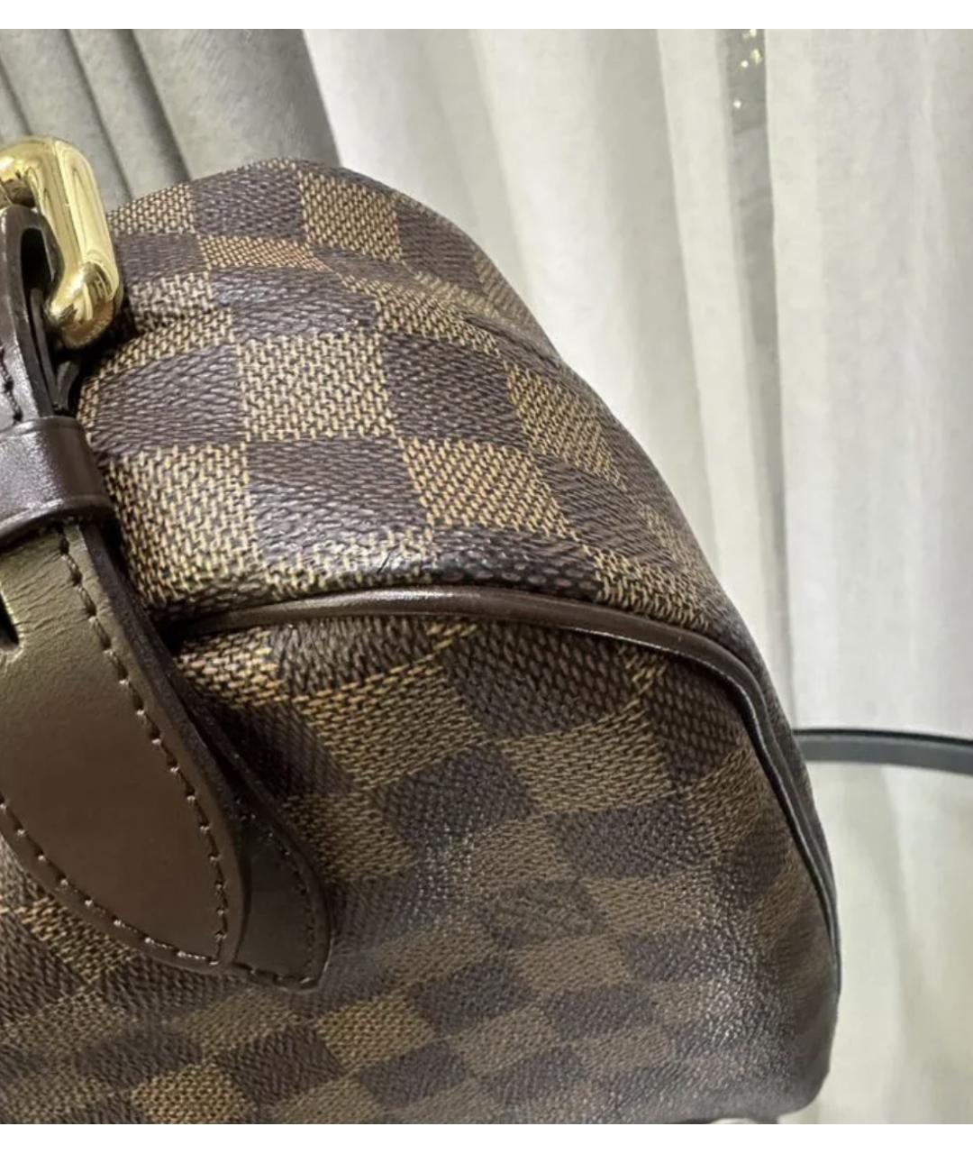 LOUIS VUITTON Коричневая сумка с короткими ручками, фото 2