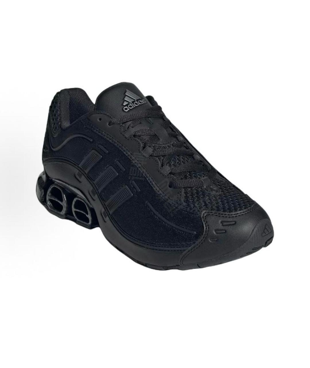 ADIDAS Черные текстильные низкие кроссовки / кеды, фото 3