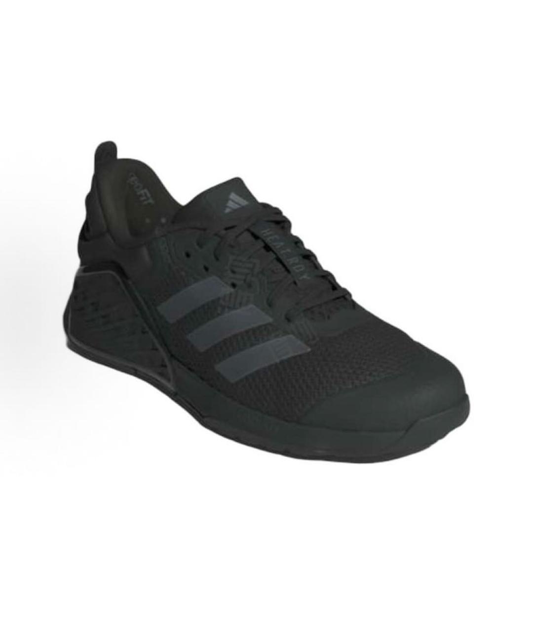 ADIDAS Черные текстильные низкие кроссовки / кеды, фото 4