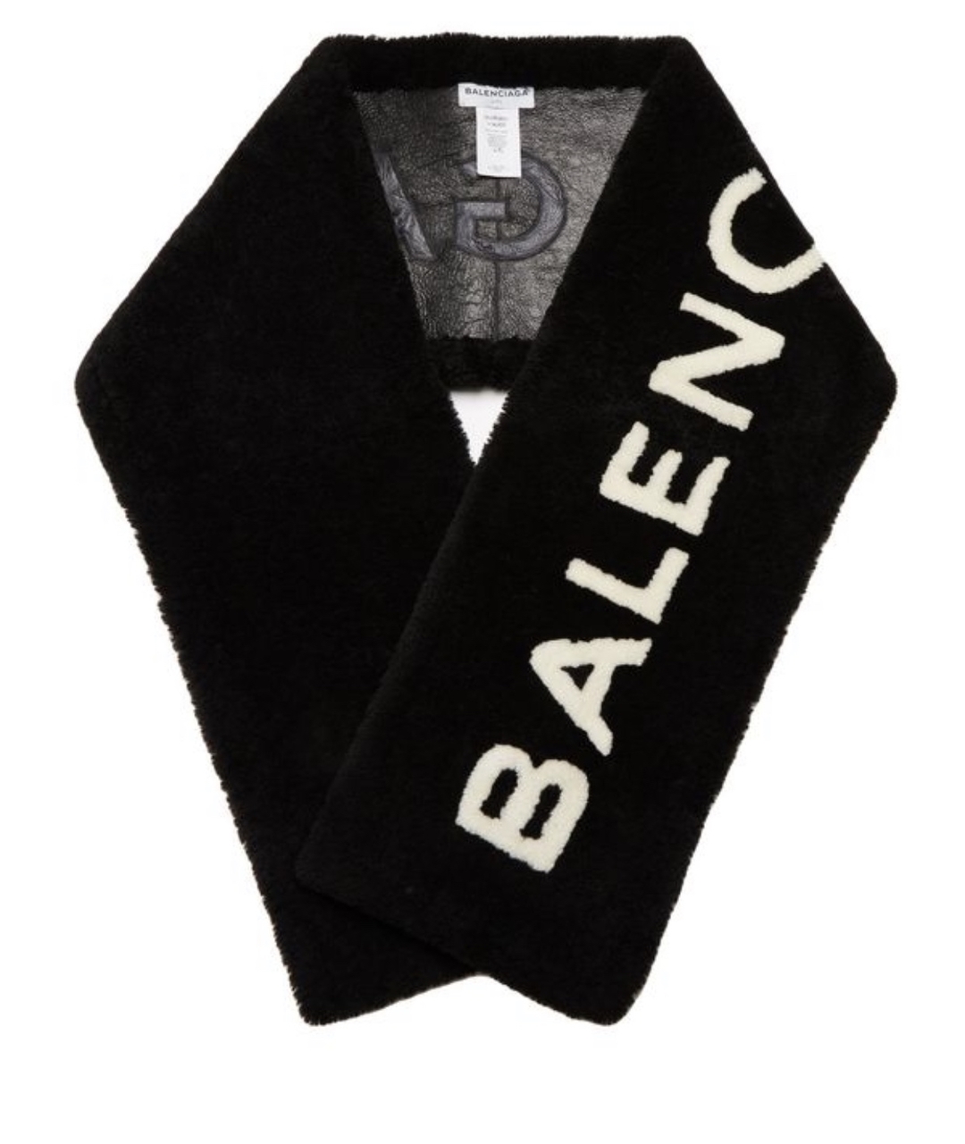 BALENCIAGA Черный шарф, фото 1