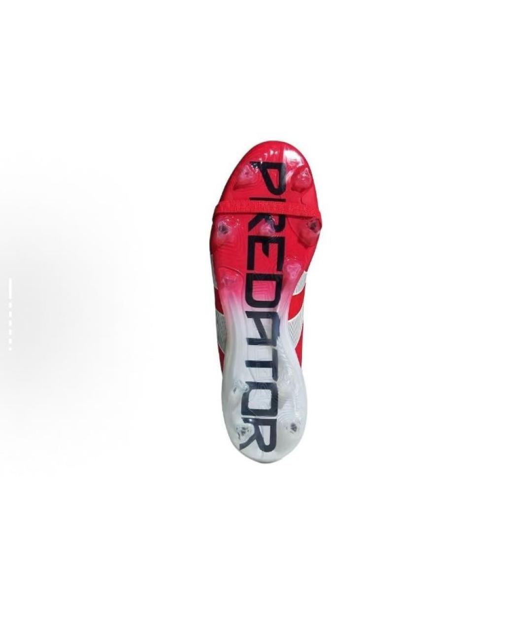 ADIDAS Красные текстильные низкие кроссовки / кеды, фото 7