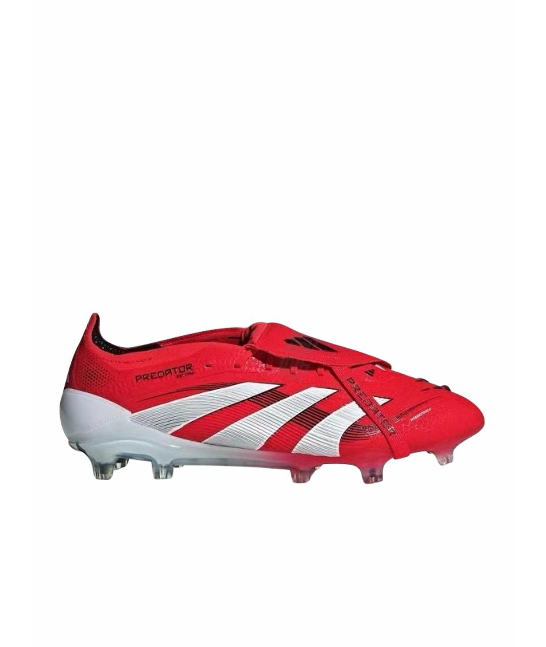 ADIDAS Красные текстильные низкие кроссовки / кеды, фото 1