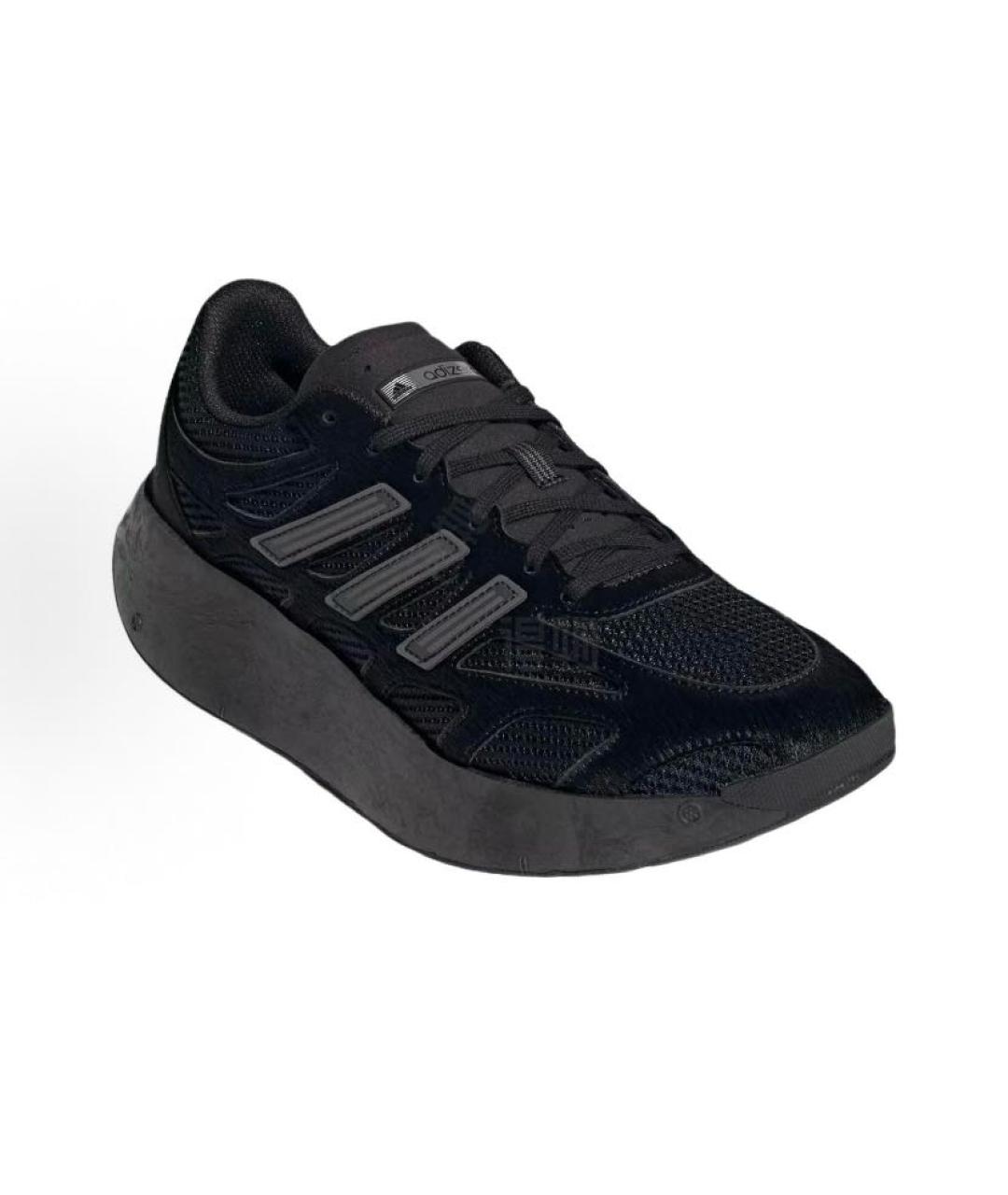 ADIDAS Черные текстильные низкие кроссовки / кеды, фото 4