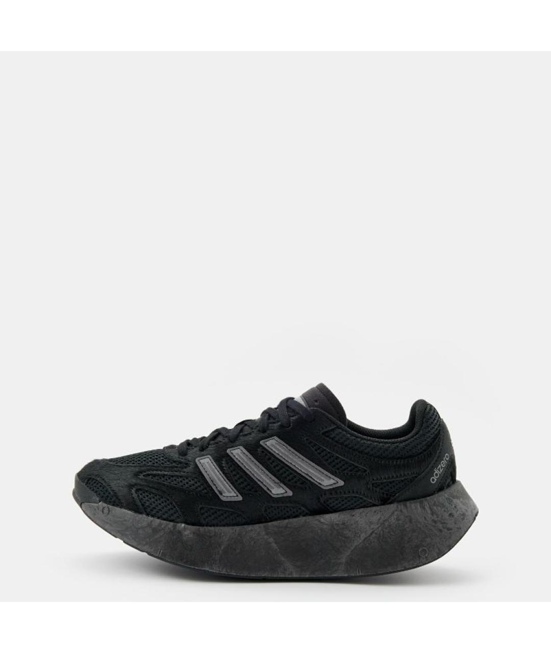 ADIDAS Черные текстильные низкие кроссовки / кеды, фото 2