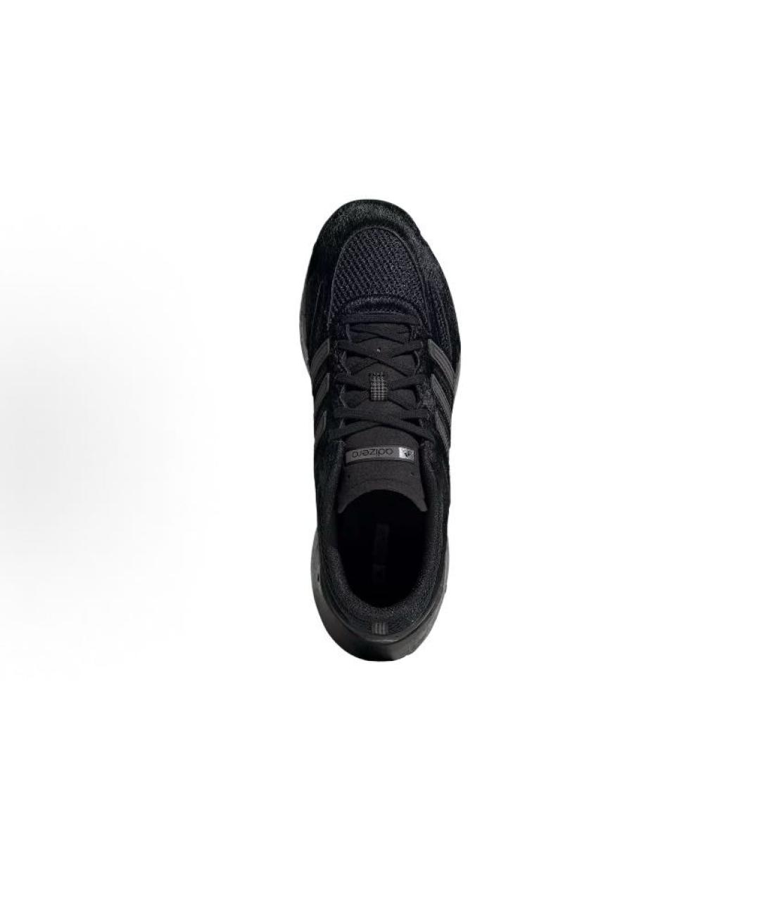 ADIDAS Черные текстильные низкие кроссовки / кеды, фото 6