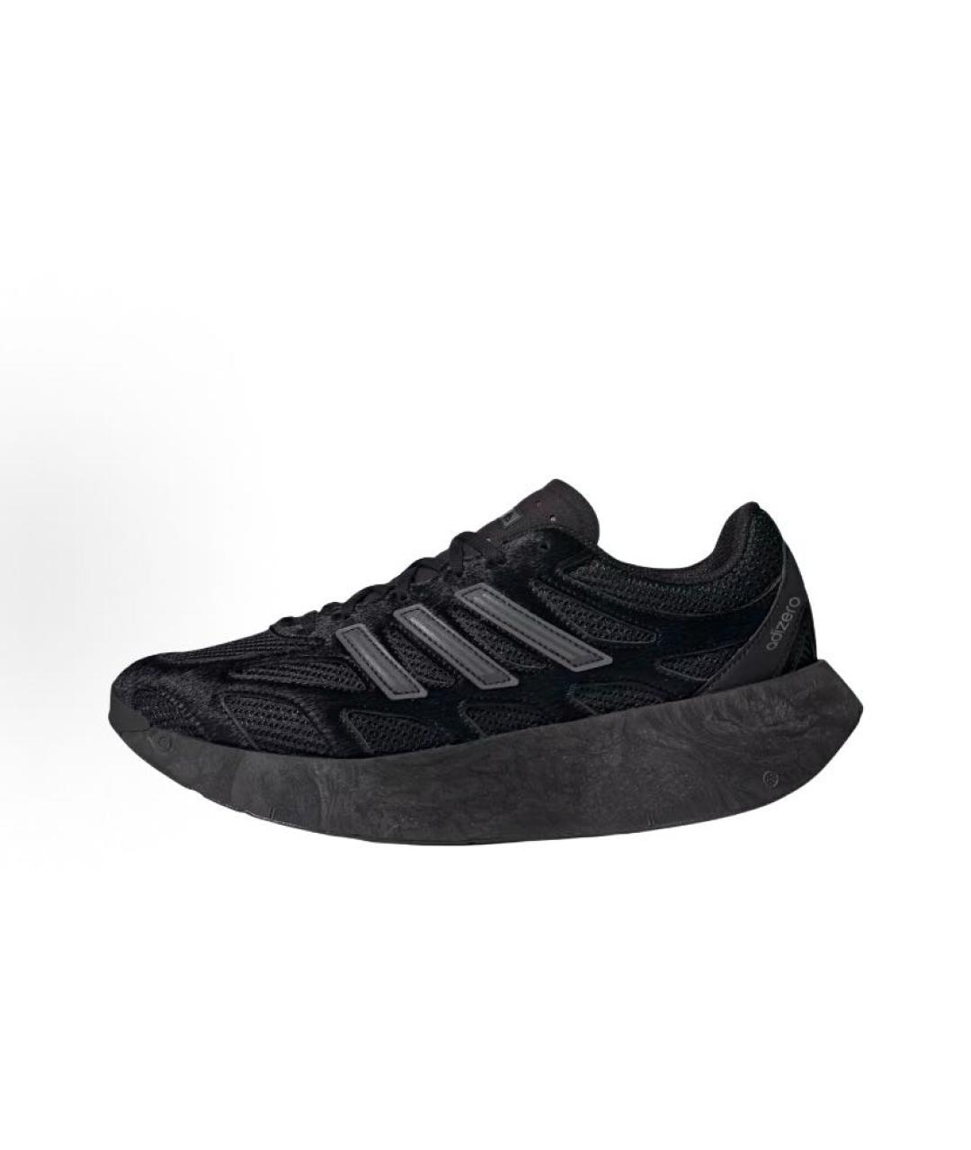 ADIDAS Черные текстильные низкие кроссовки / кеды, фото 3