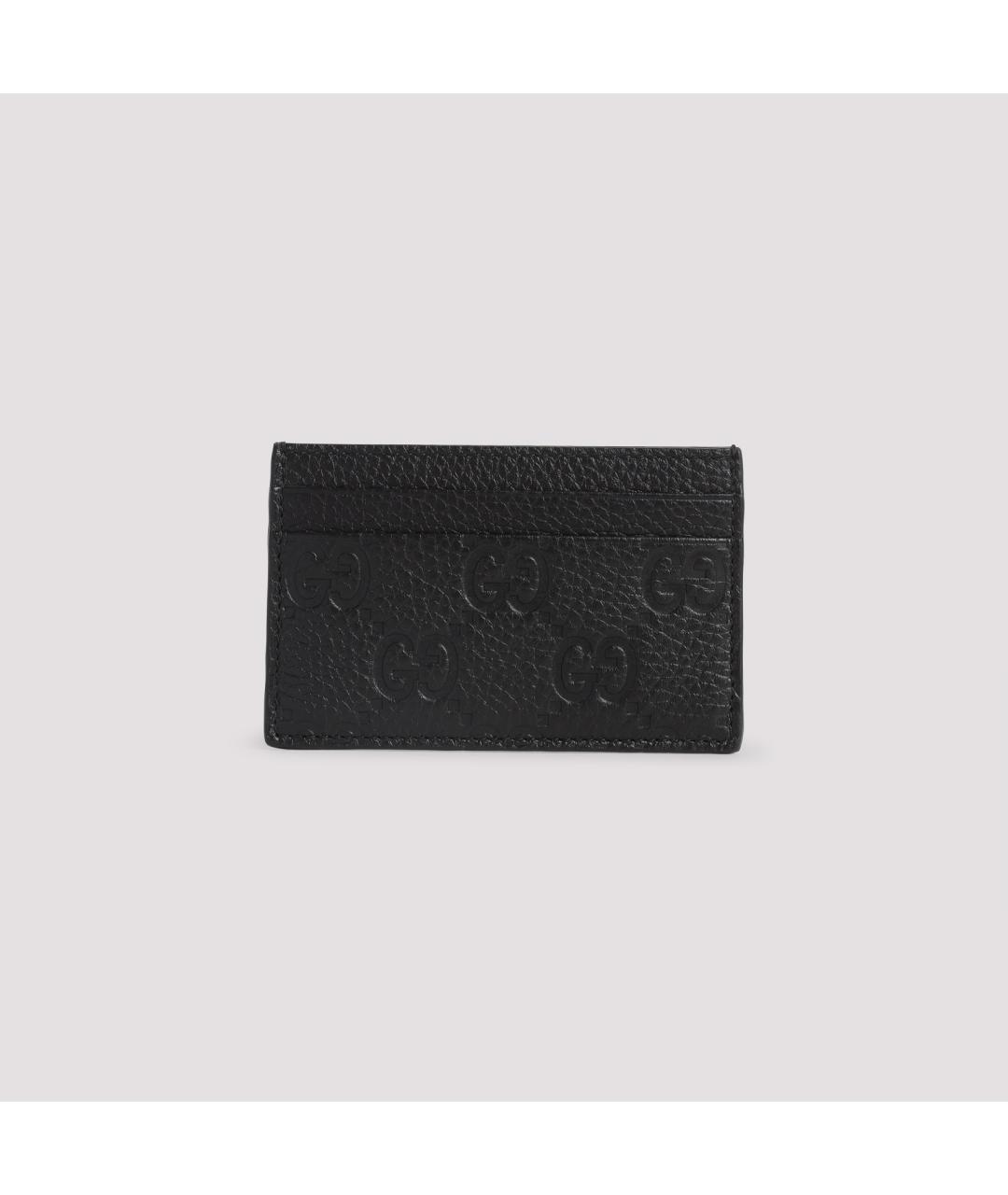 GUCCI Черный кожаный кардхолдер, фото 4