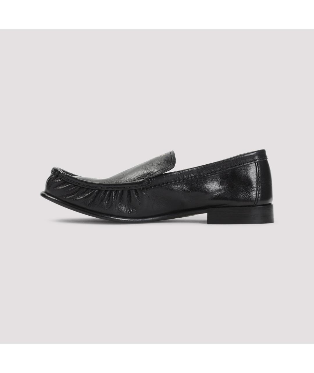 MIU MIU Черные кожаные лоферы, фото 4
