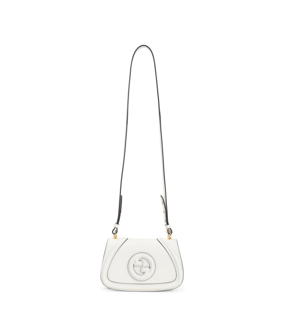 GUCCI Белая кожаная сумка через плечо, фото 1
