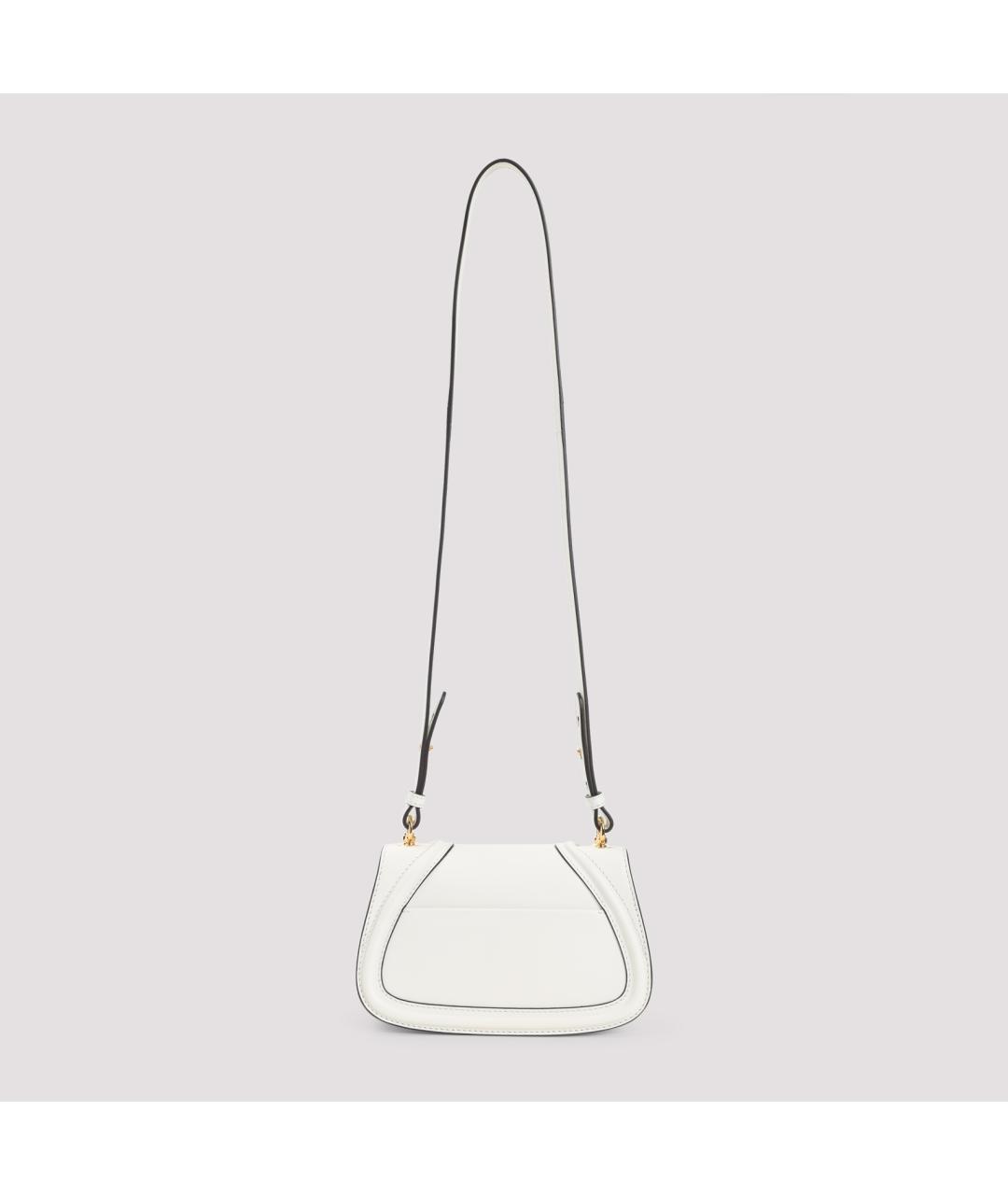 GUCCI Белая кожаная сумка через плечо, фото 4