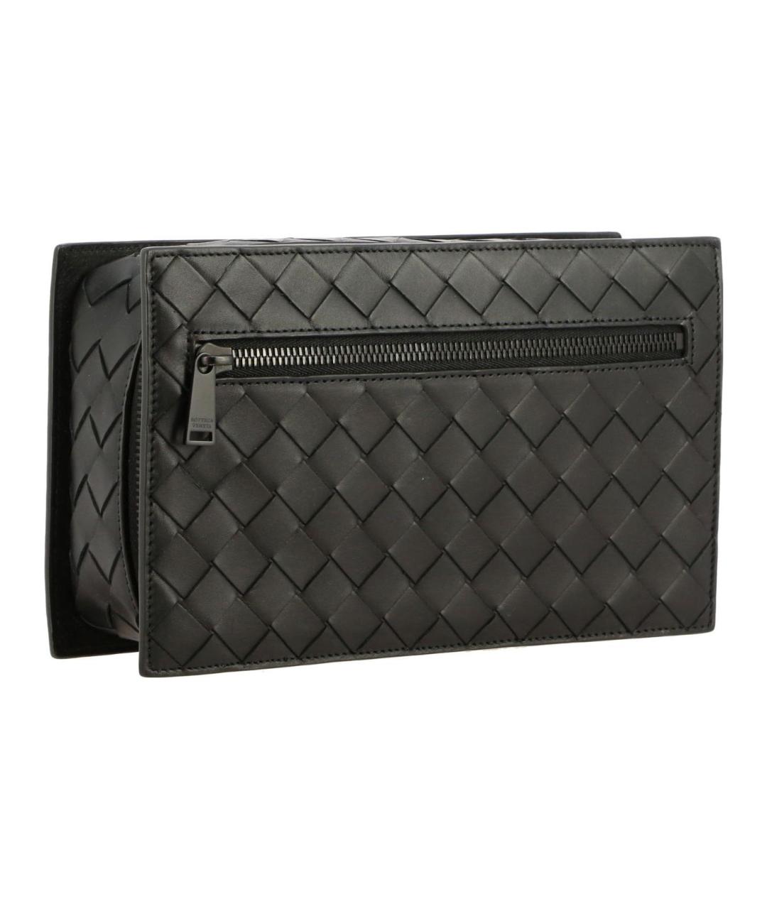 BOTTEGA VENETA Черная папка для документов, фото 2