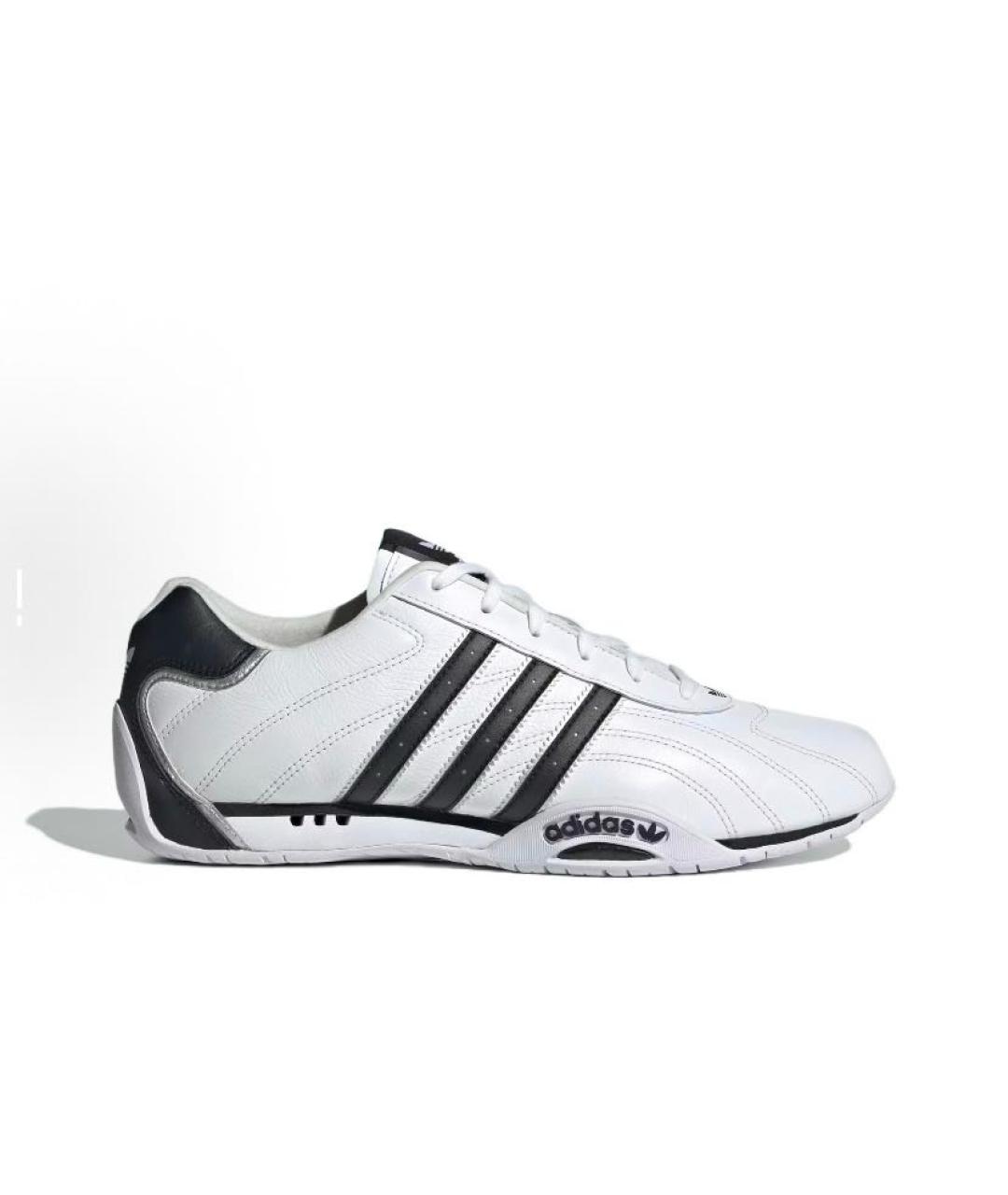 ADIDAS Белые кожаные низкие кроссовки / кеды, фото 8
