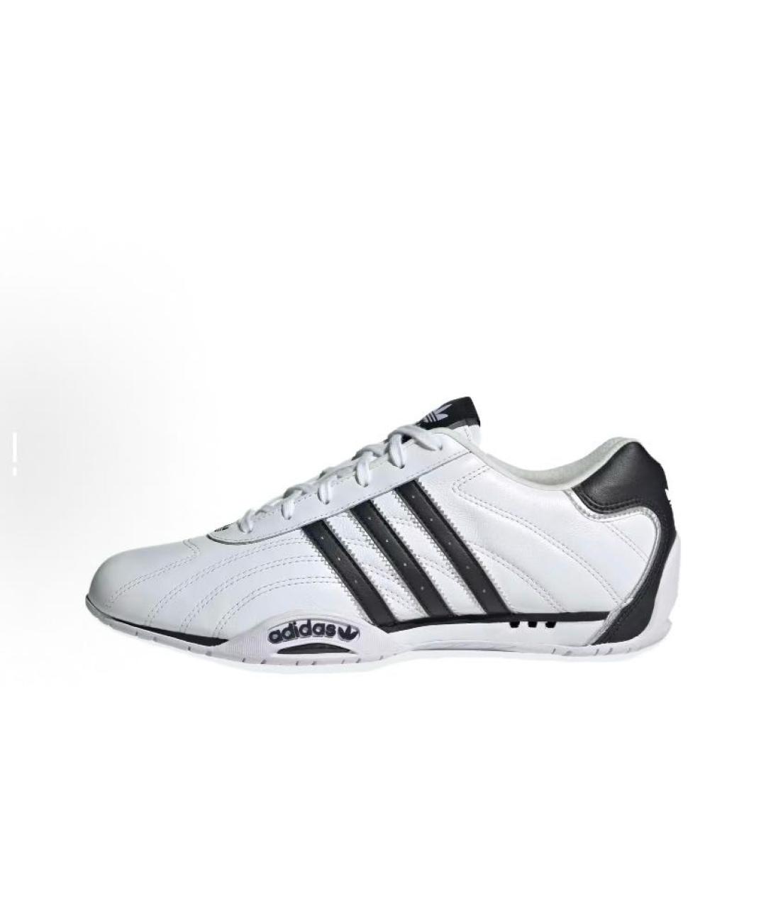 ADIDAS Белые кожаные низкие кроссовки / кеды, фото 3