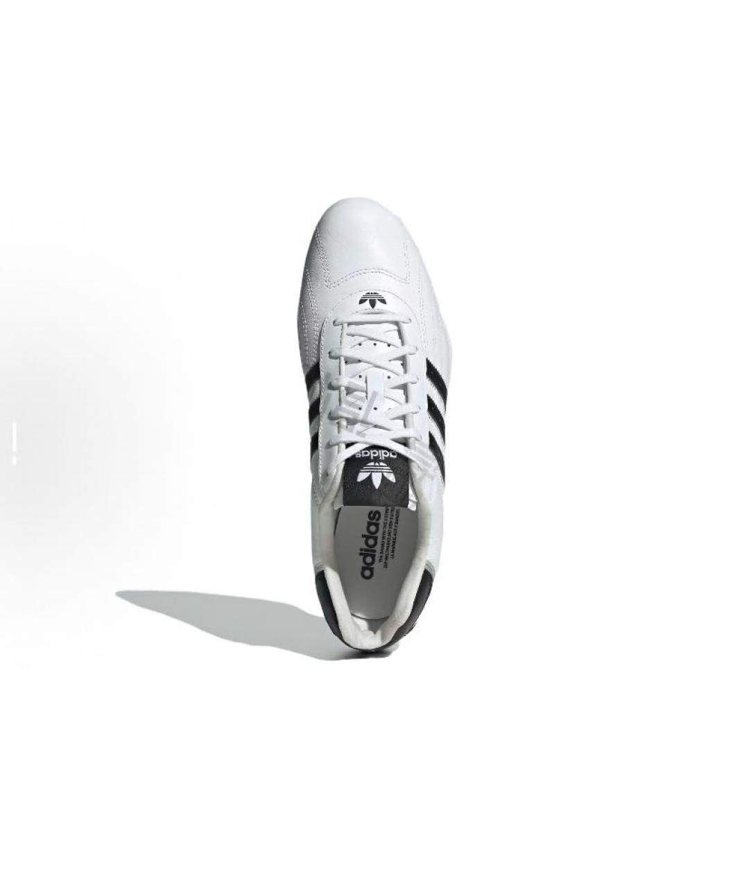 ADIDAS Белые кожаные низкие кроссовки / кеды, фото 6