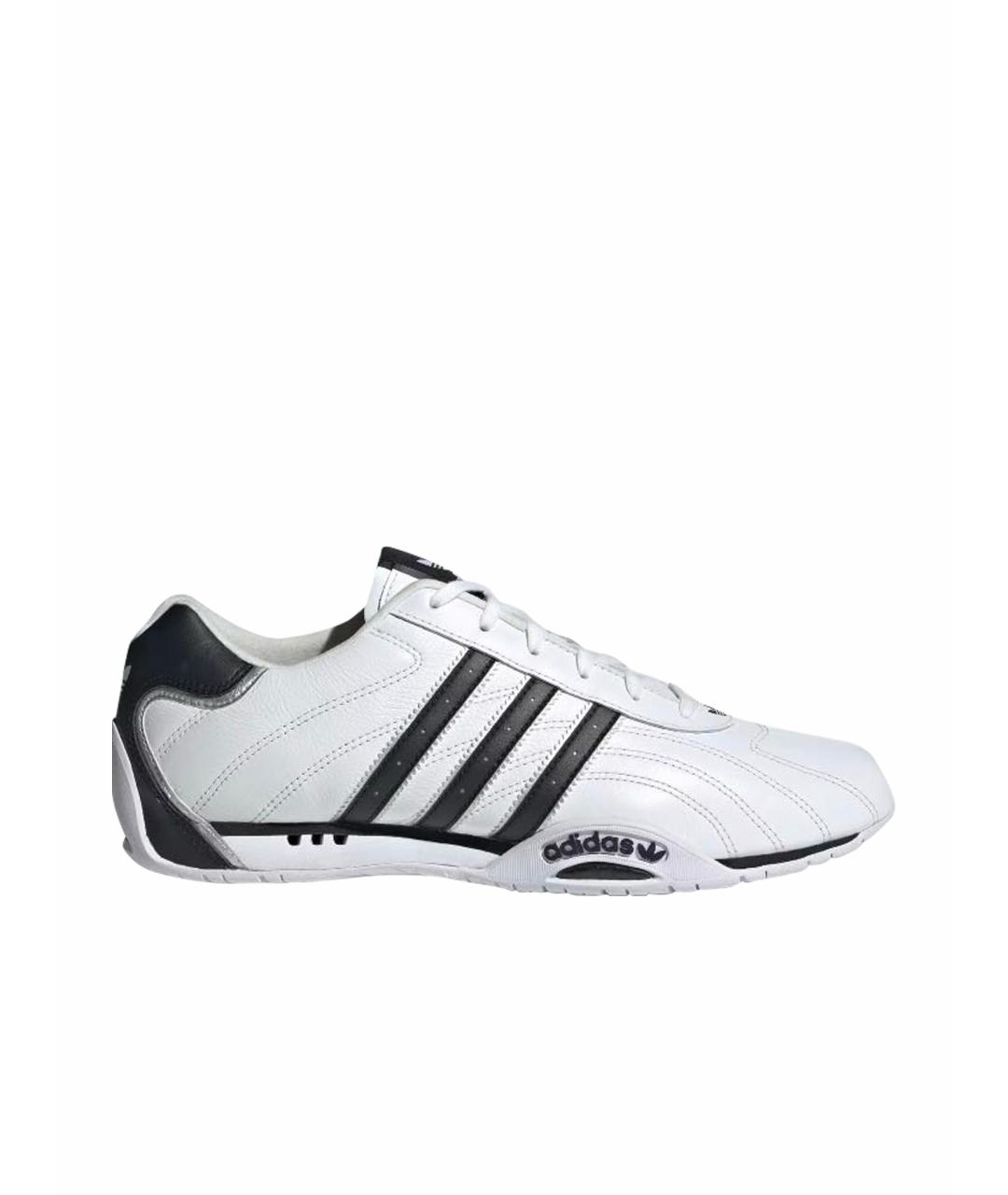 ADIDAS Белые кожаные низкие кроссовки / кеды, фото 1