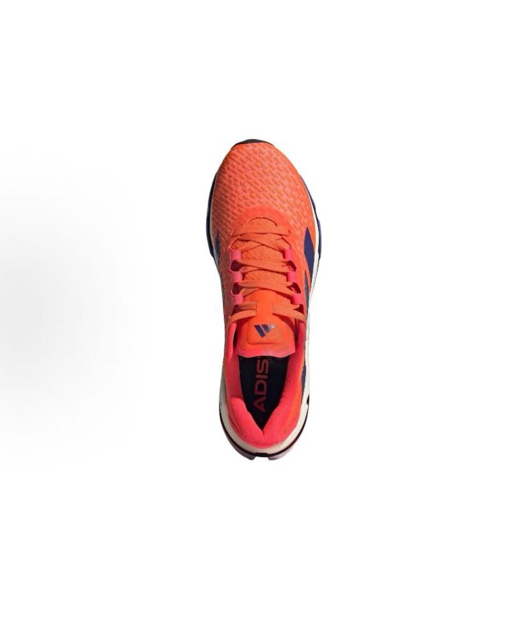 ADIDAS Красные текстильные низкие кроссовки / кеды, фото 5