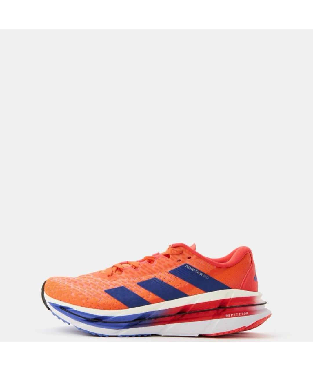ADIDAS Красные текстильные низкие кроссовки / кеды, фото 2