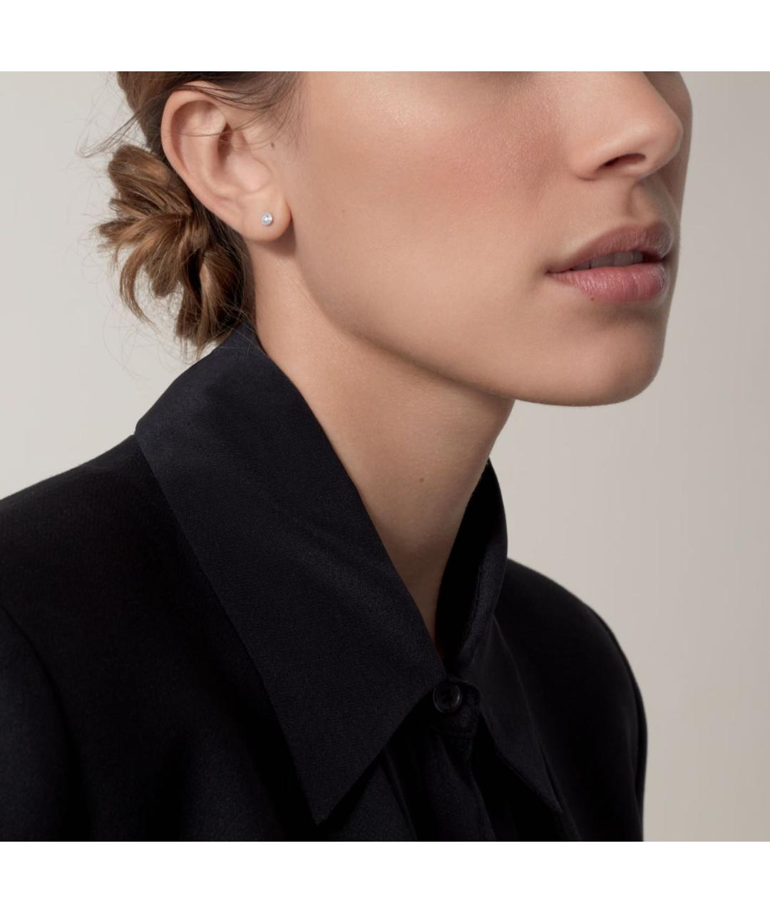 CARTIER Серебряные серьги из белого золота, фото 2