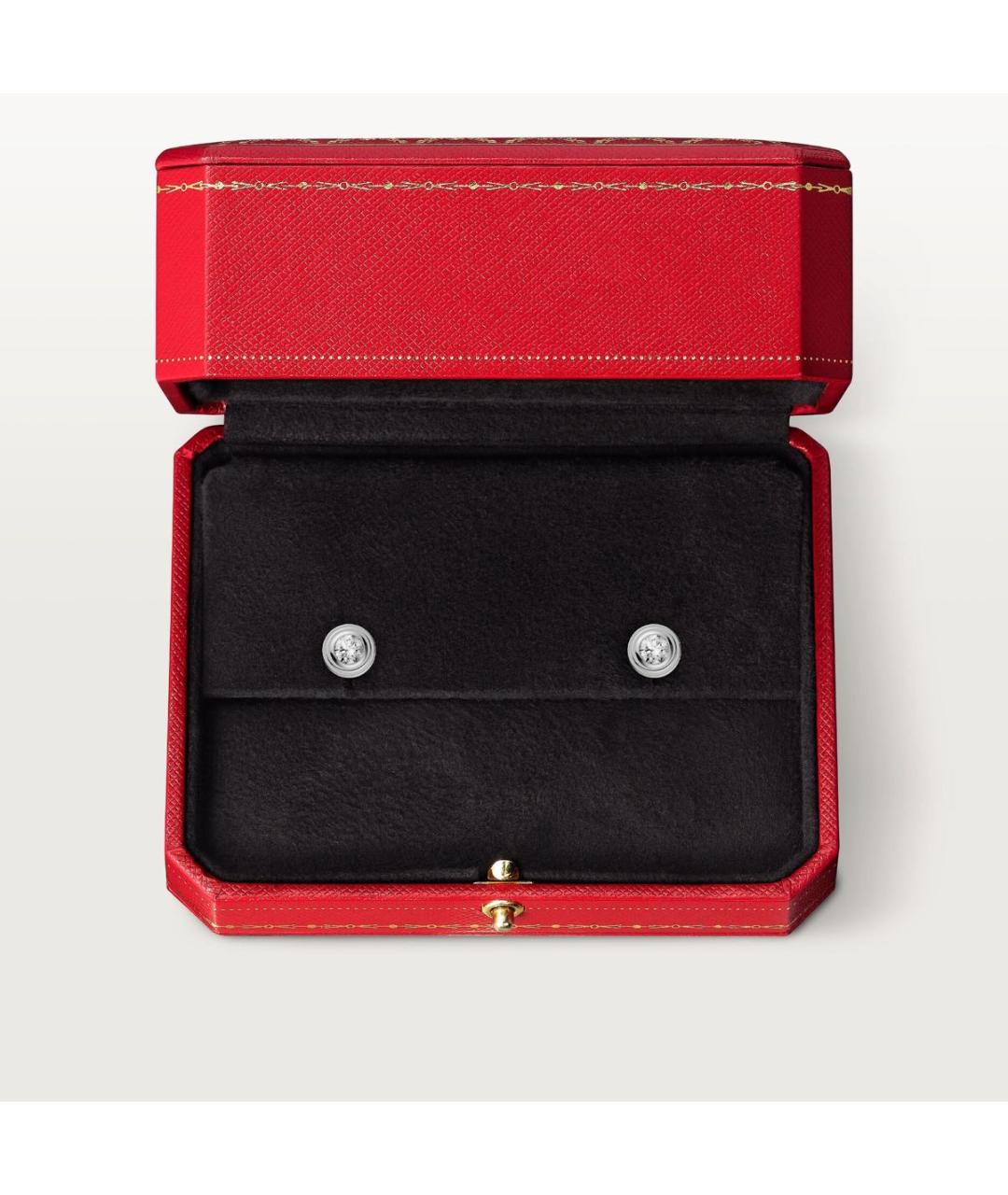 CARTIER Серебряные серьги из белого золота, фото 4