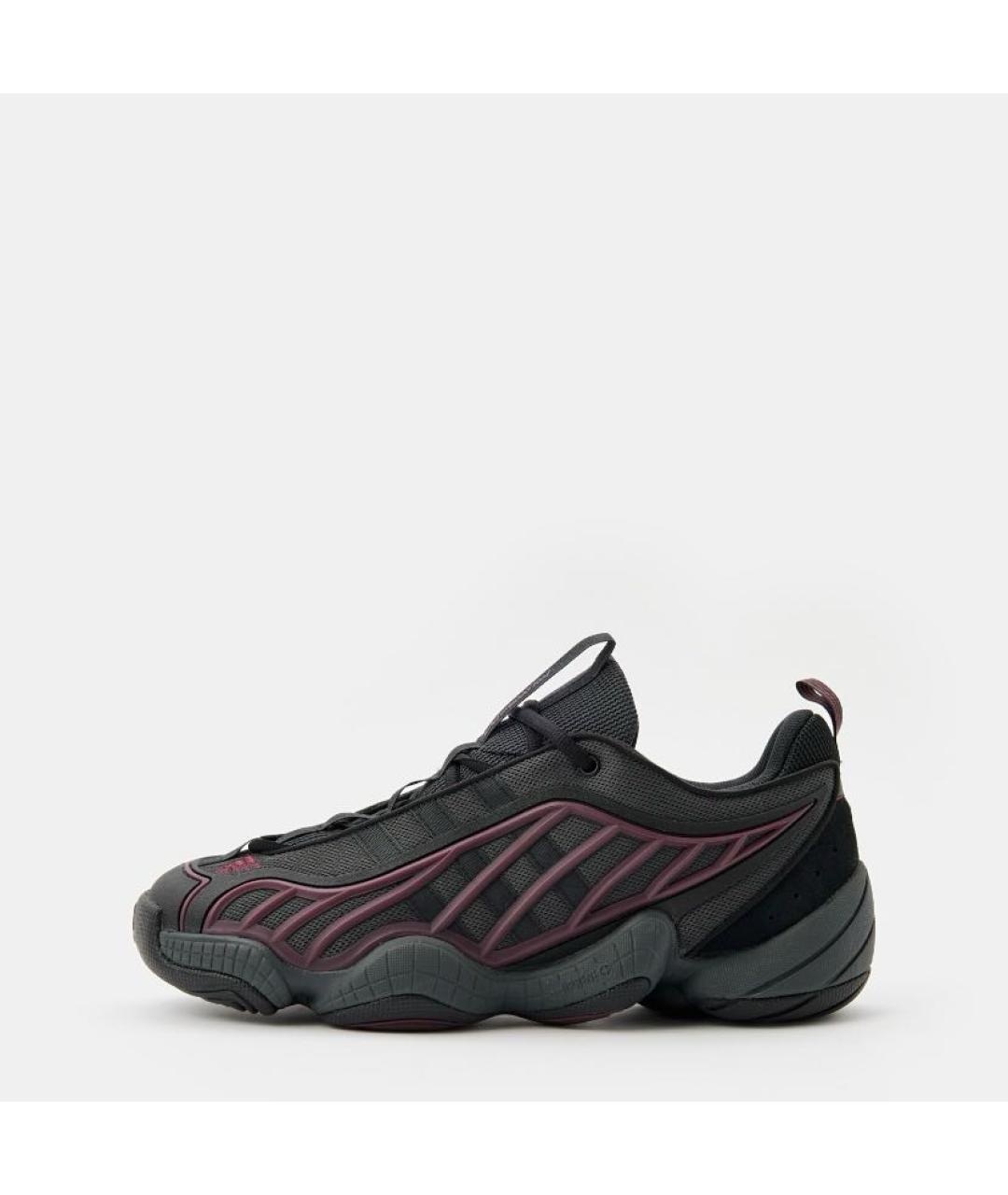 ADIDAS Черные текстильные низкие кроссовки / кеды, фото 2