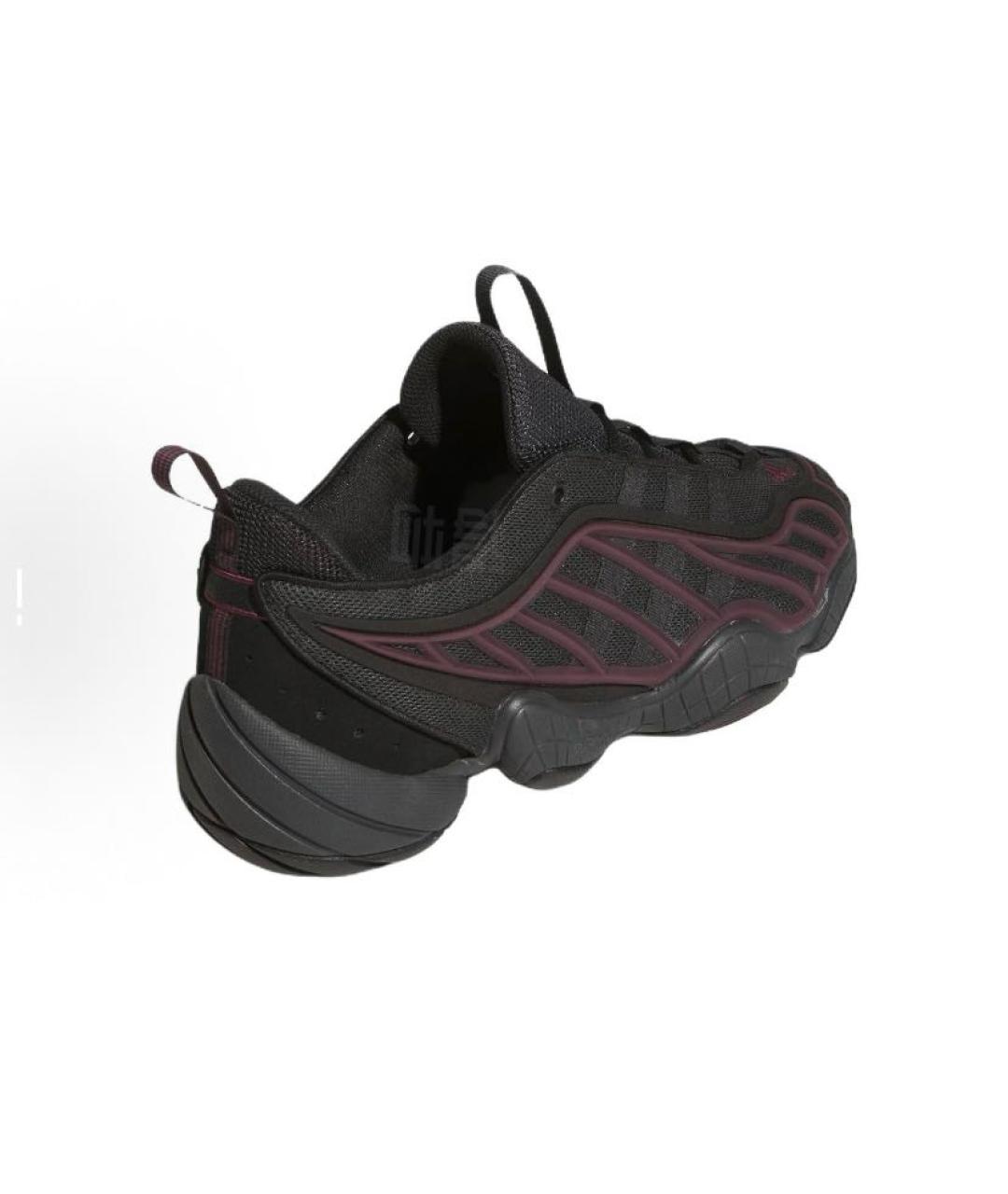 ADIDAS Черные текстильные низкие кроссовки / кеды, фото 4