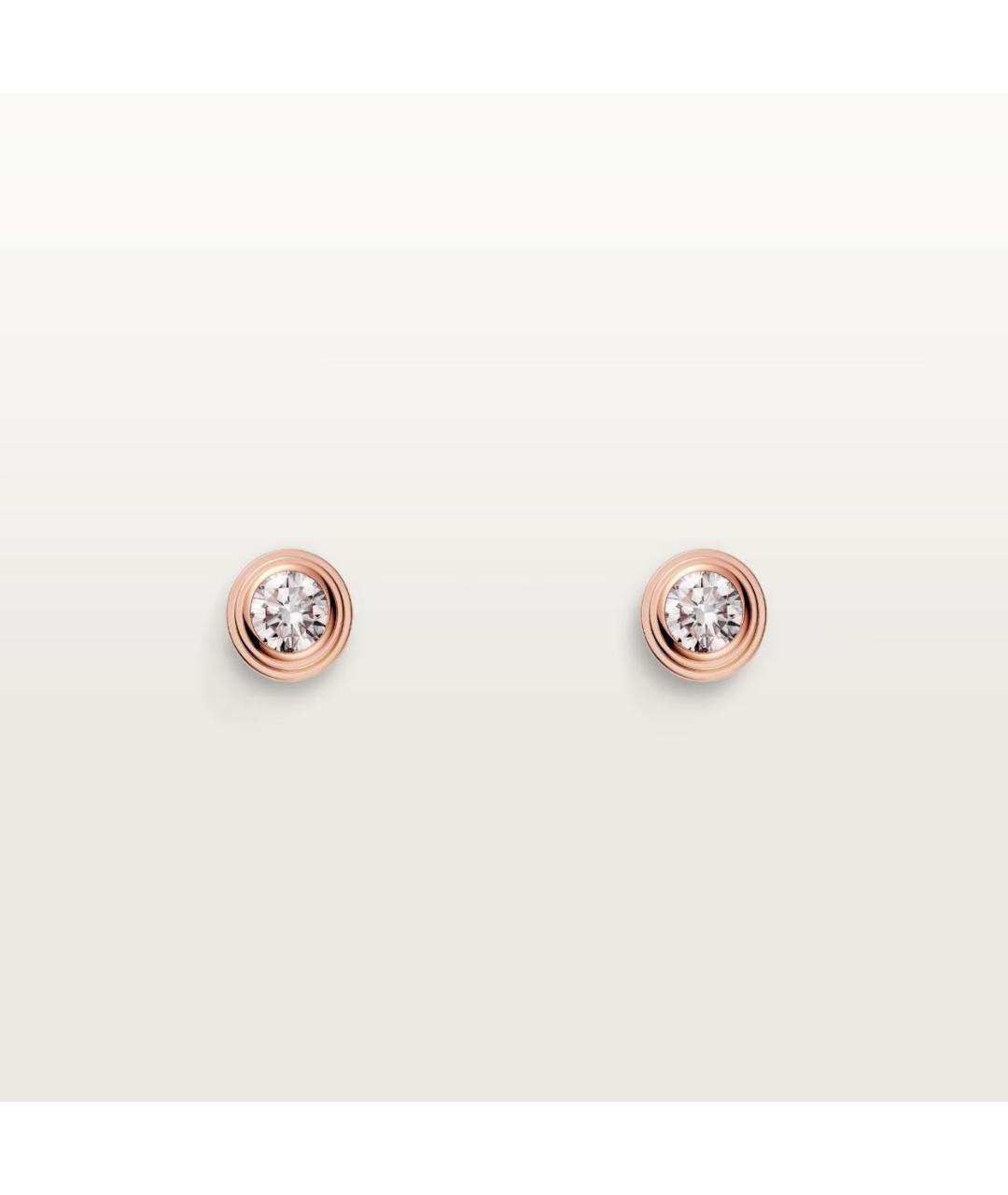 CARTIER Зеленые серьги из розового золота, фото 6
