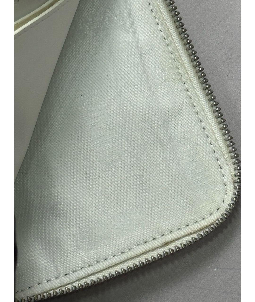MM6 MAISON MARGIELA Белый кожаный кошелек, фото 5