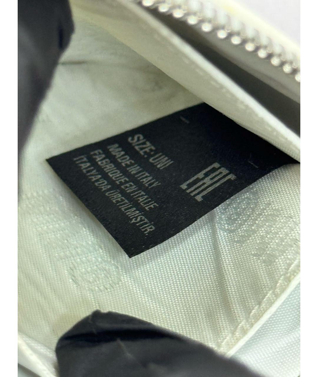 MM6 MAISON MARGIELA Белый кожаный кошелек, фото 6