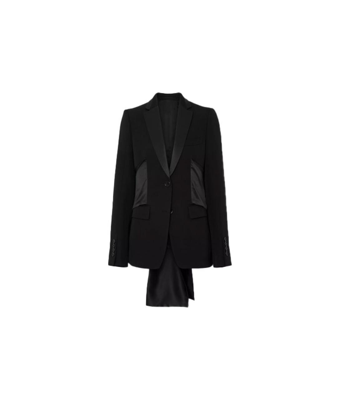 BURBERRY Черный шерстяной жакет/пиджак, фото 5