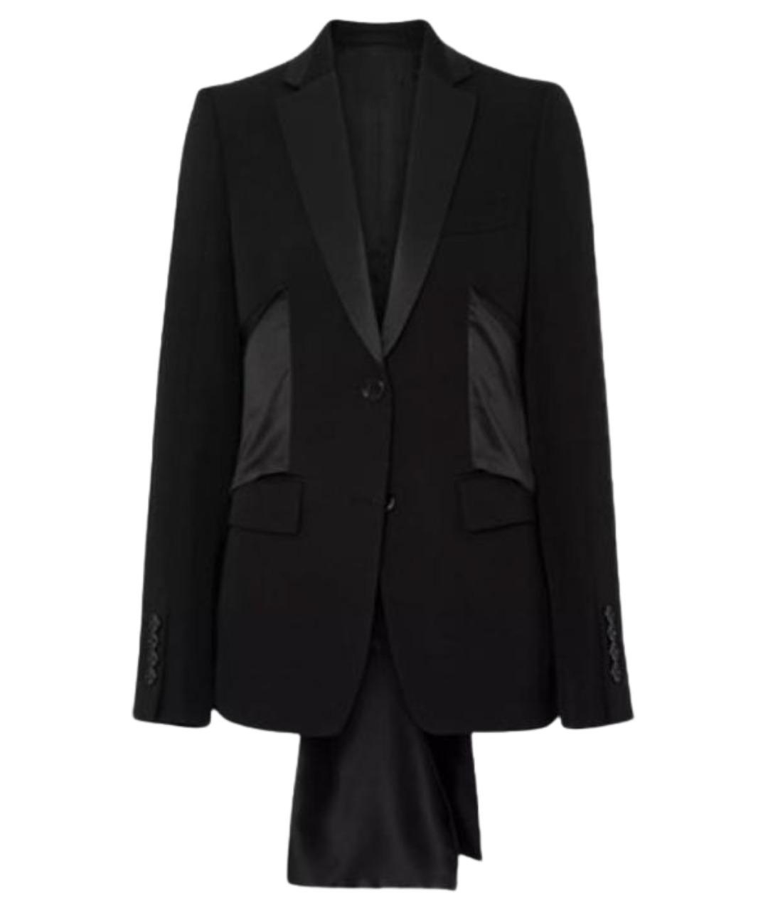 BURBERRY Черный шерстяной жакет/пиджак, фото 1