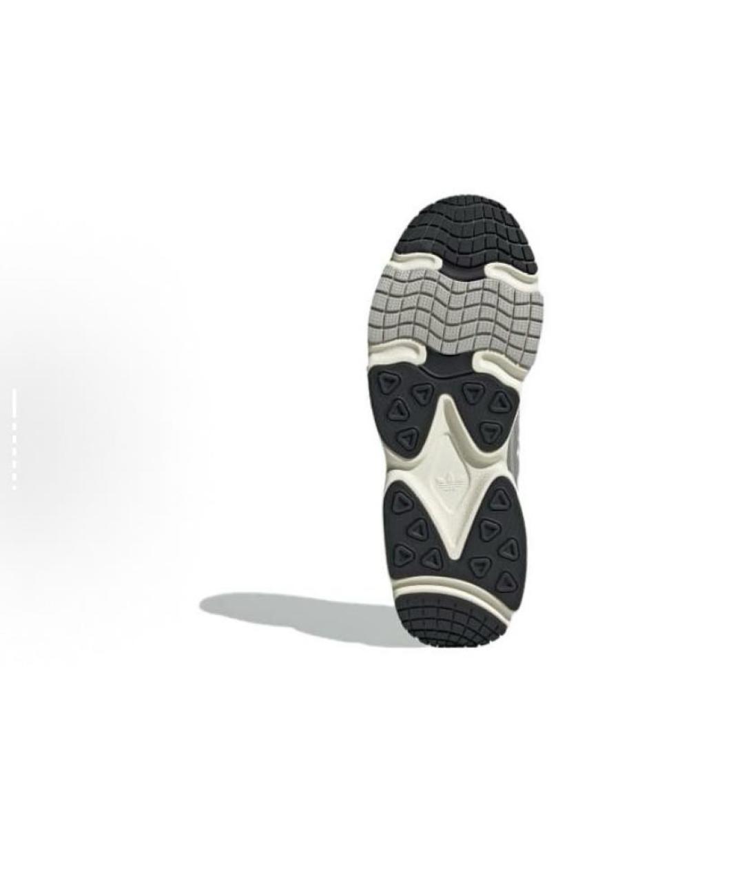ADIDAS Серебряные текстильные низкие кроссовки / кеды, фото 7