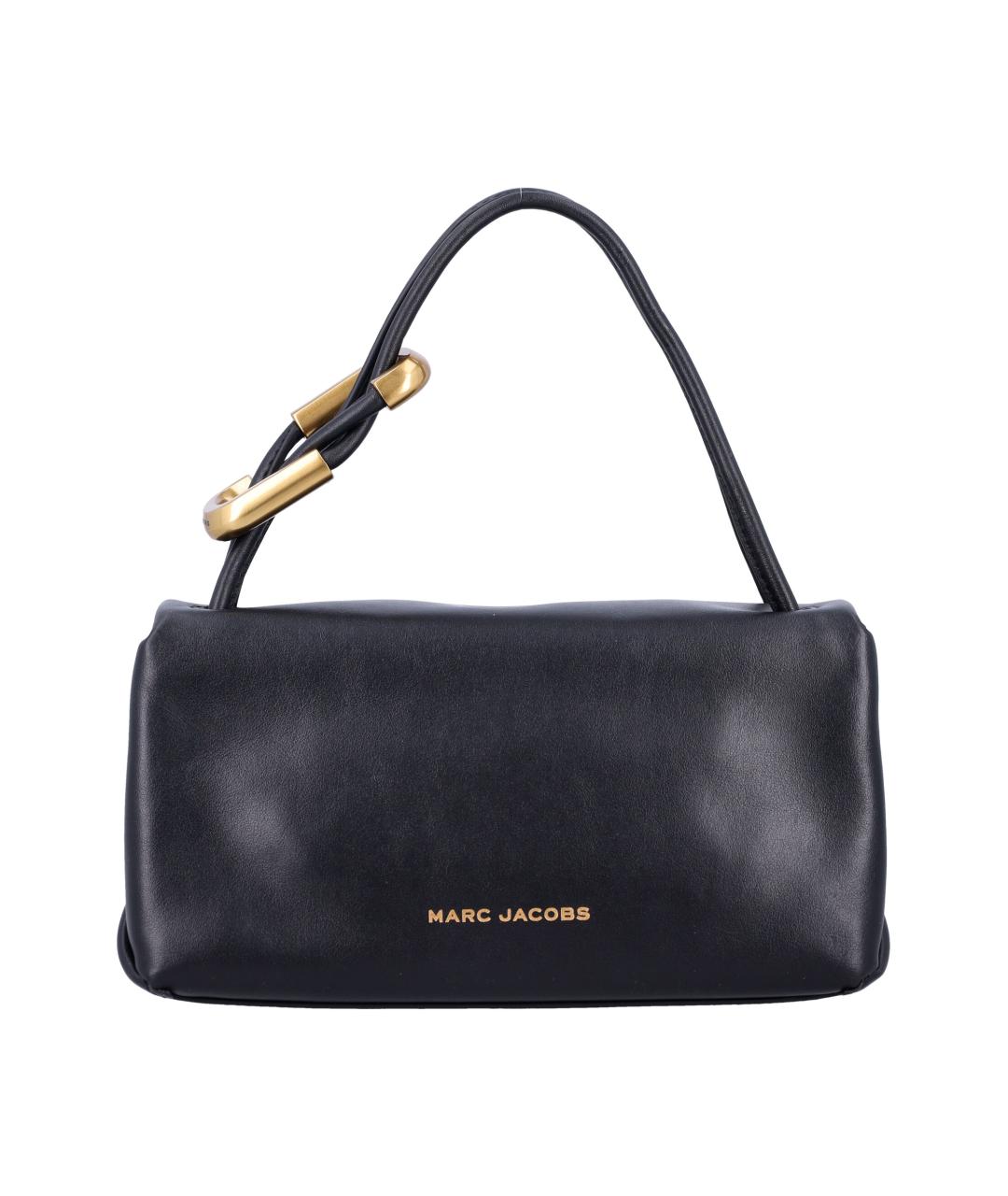MARC JACOBS Черная кожаная сумка через плечо, фото 4