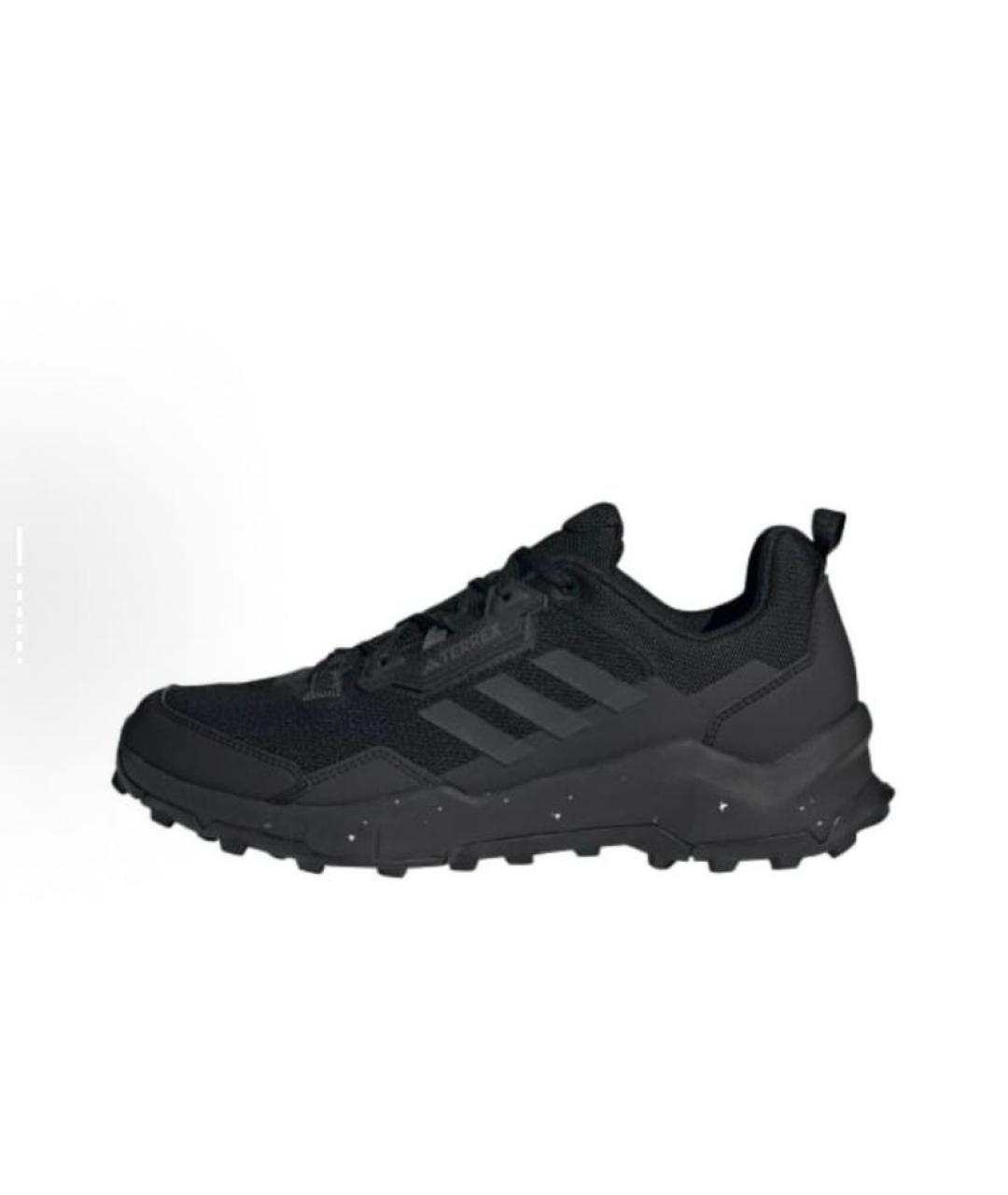 ADIDAS Черные текстильные низкие кроссовки / кеды, фото 3