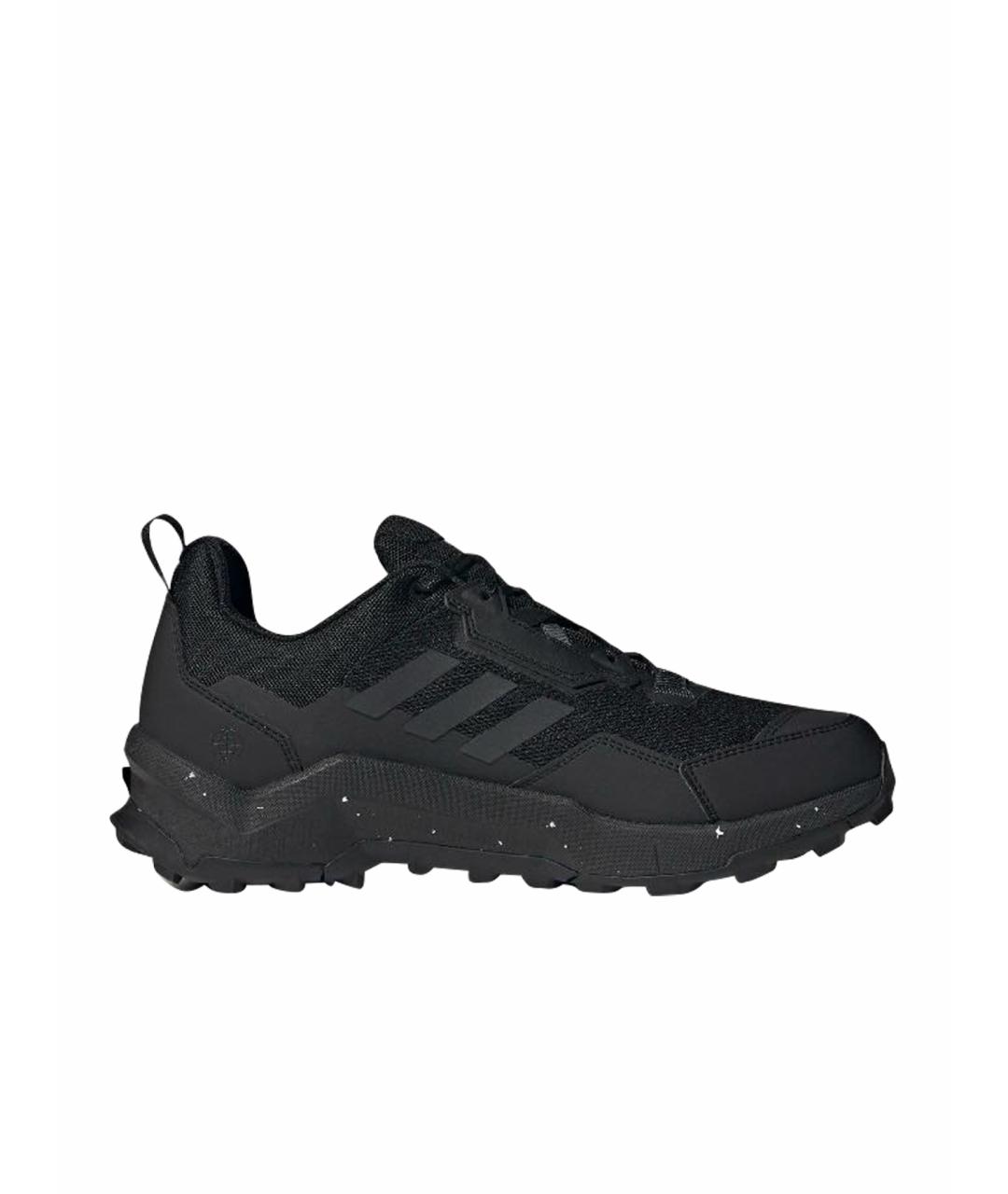 ADIDAS Черные текстильные низкие кроссовки / кеды, фото 1