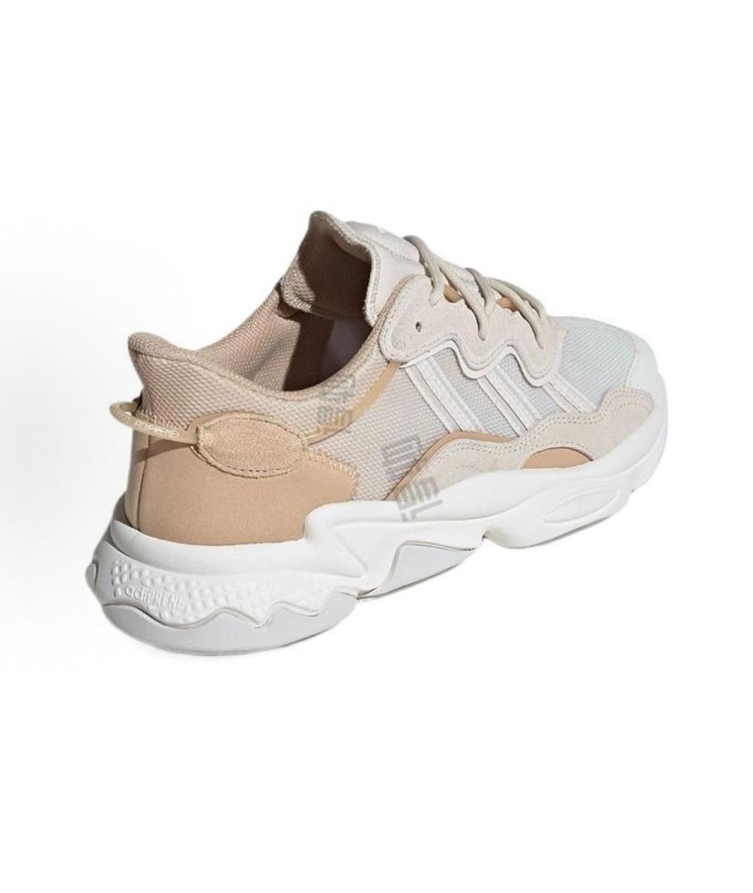 ADIDAS Бежевые текстильные низкие кроссовки / кеды, фото 5