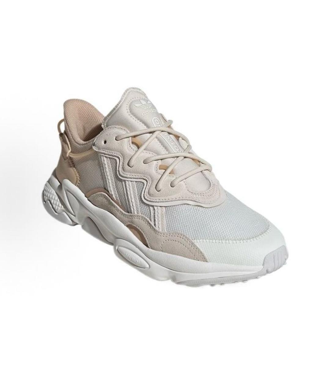 ADIDAS Бежевые текстильные низкие кроссовки / кеды, фото 4