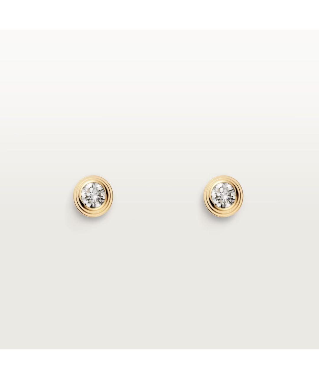 CARTIER Золотые серьги из желтого золота, фото 7