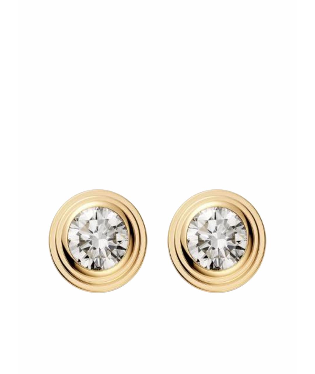 CARTIER Золотые серьги из желтого золота, фото 1