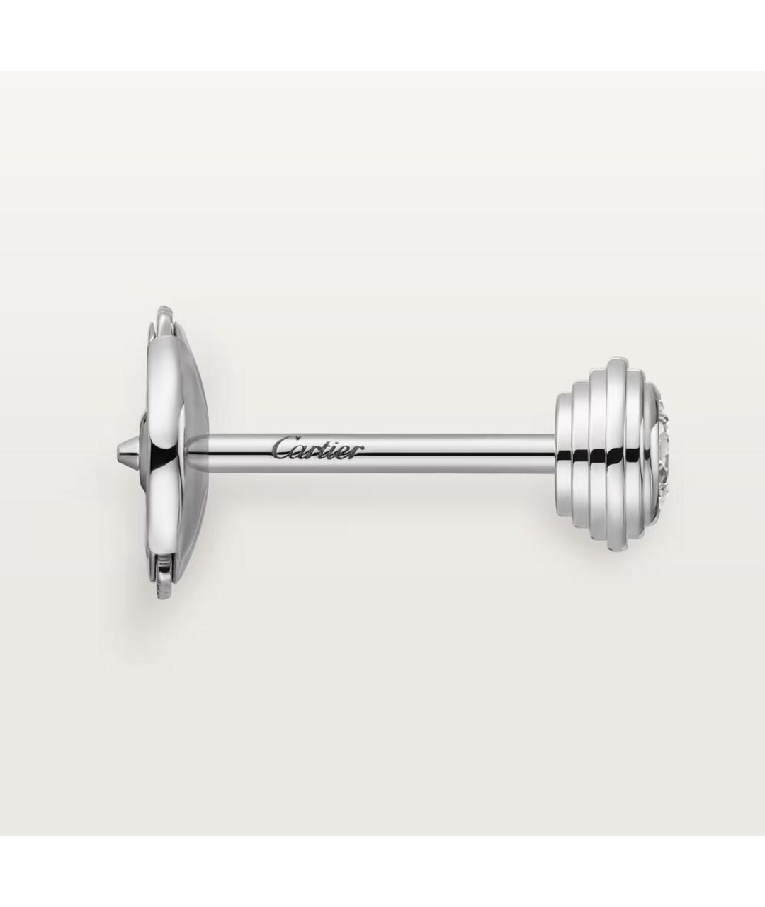 CARTIER Серебряные серьги из белого золота, фото 4
