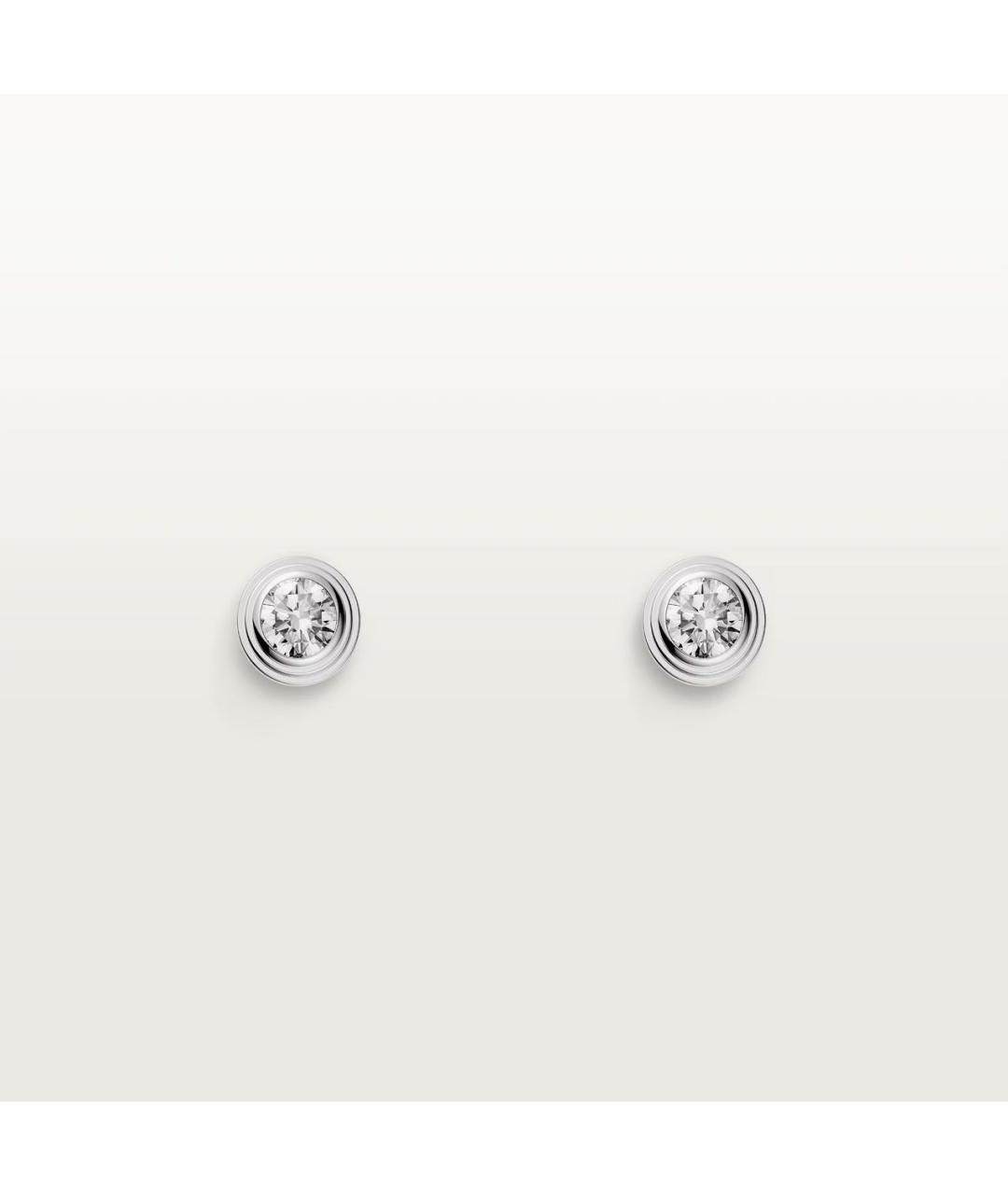CARTIER Серебряные серьги из белого золота, фото 7