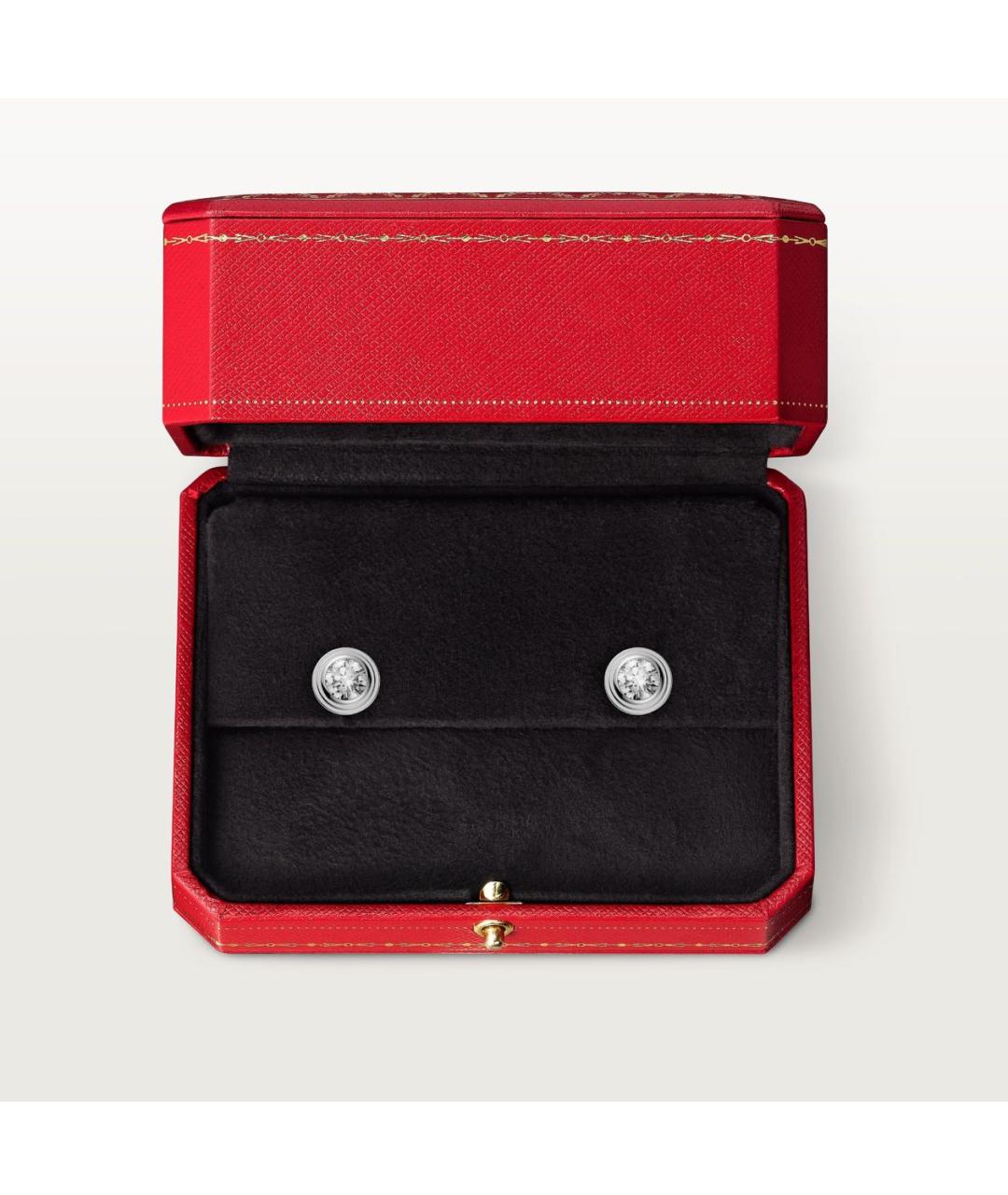 CARTIER Серебряные серьги из белого золота, фото 3