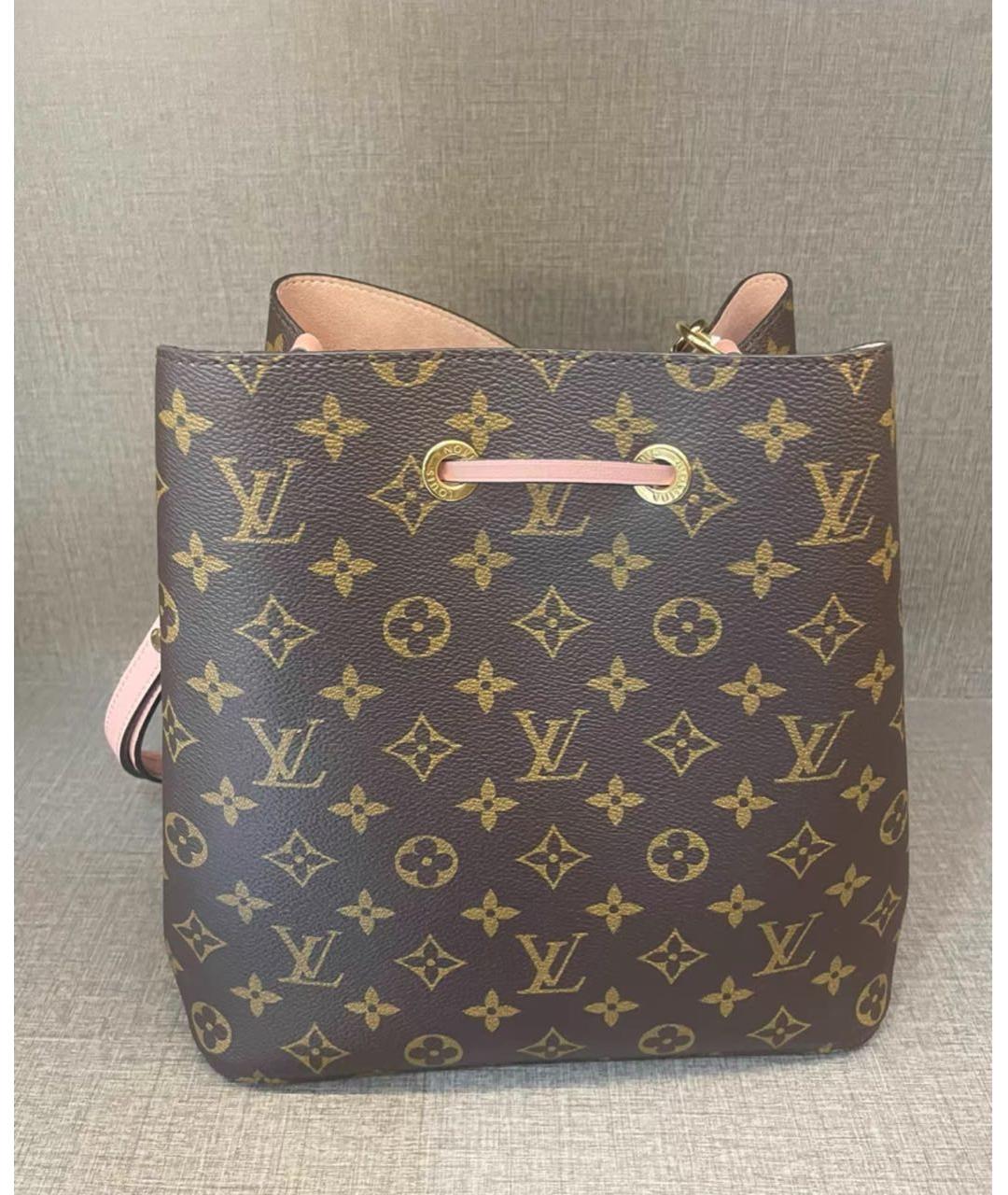 LOUIS VUITTON Розовая кожаная сумка через плечо, фото 2