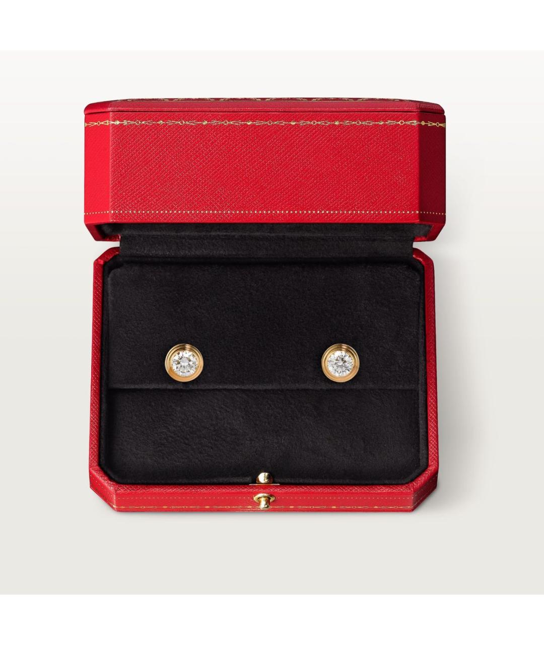 CARTIER Золотые серьги из желтого золота, фото 4