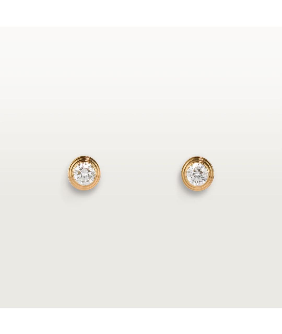 CARTIER Золотые серьги из желтого золота, фото 5