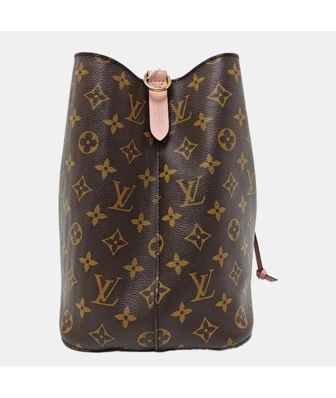 LOUIS VUITTON Розовая кожаная сумка тоут, фото 3