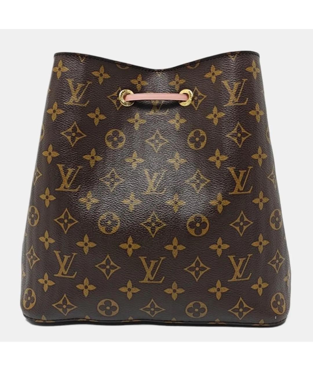LOUIS VUITTON Розовая кожаная сумка тоут, фото 4