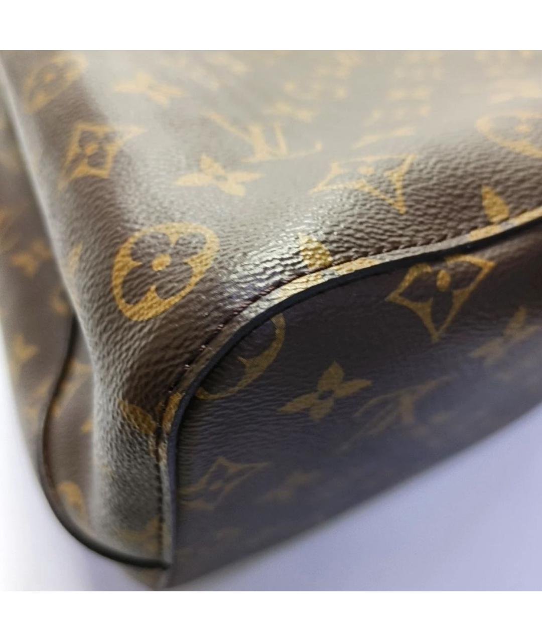 LOUIS VUITTON Розовая кожаная сумка тоут, фото 7