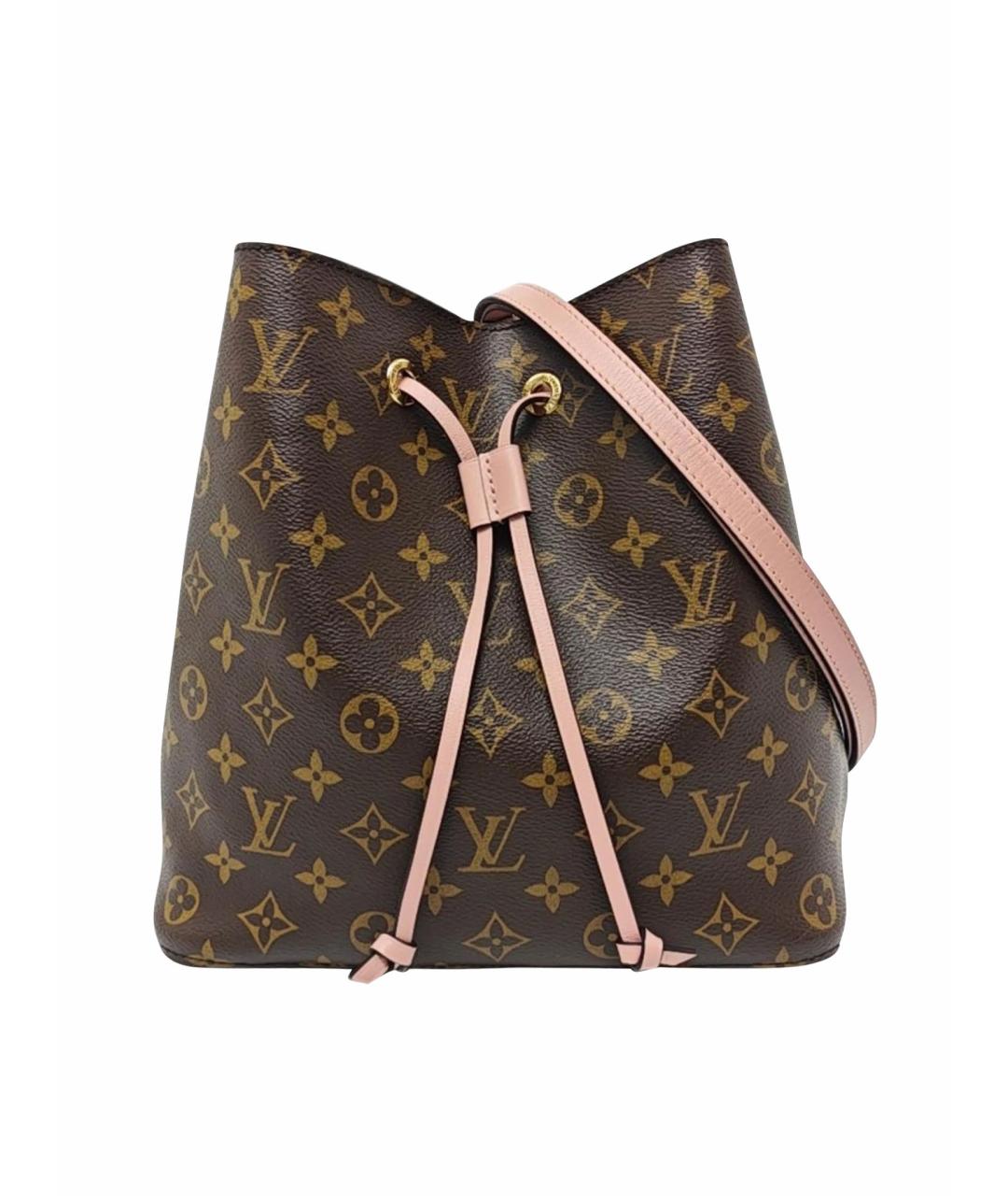 LOUIS VUITTON Розовая кожаная сумка тоут, фото 1