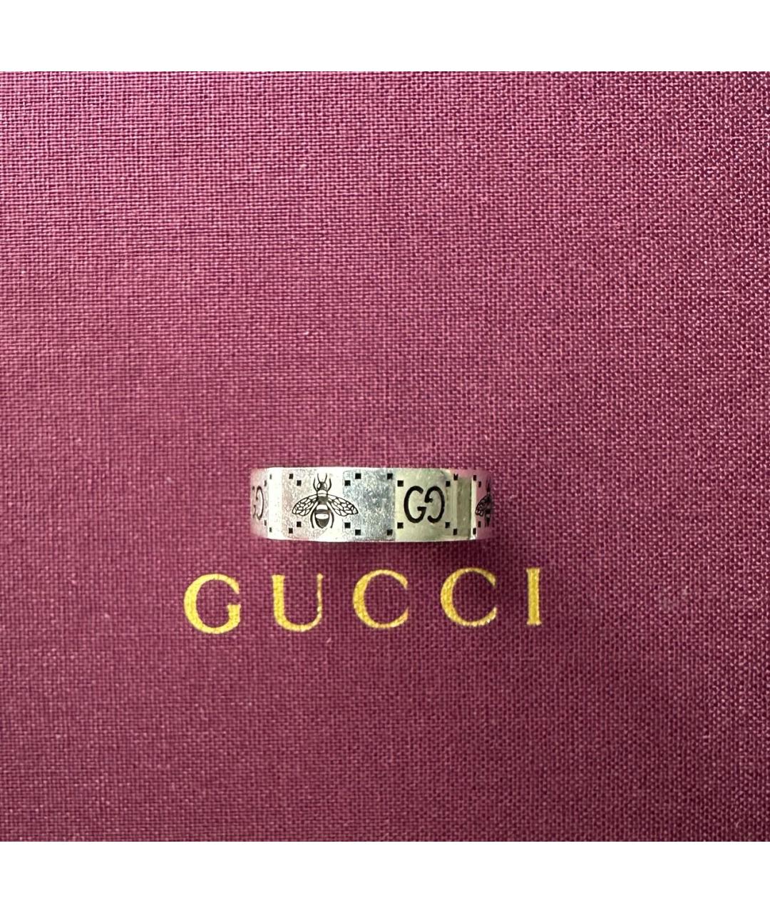 GUCCI Серебряное серебряное кольцо, фото 2