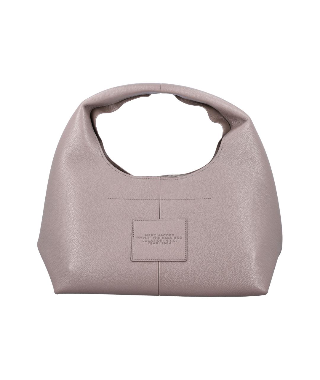 MARC JACOBS Розовая кожаная сумка с короткими ручками, фото 4